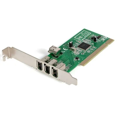 Immagine di StarTech.com Scheda adattatore FireWire 1394a PCI a 4 porte, 1 interna 3 esterne