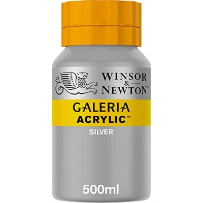 Immagine di Winsor &amp; Newton Galeria Colore Acrilico 500ml Argento