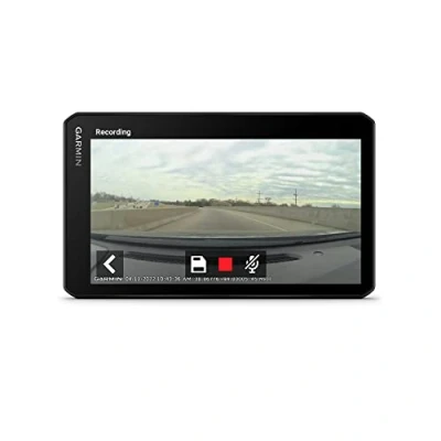 Immagine di Garmin DriveCam 76, Navigatore GPS per Auto, Dash Cam integrata, Registra video a ciclo continuo, Salvataggio automatico, Display da 7&quot;