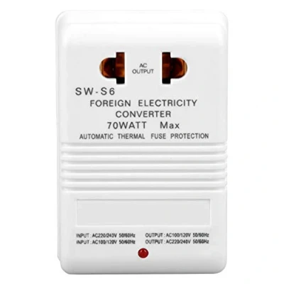 Immagine di 70 W da 110 V / 120 a 220 240 V. Trasformatore convertitore di tensione step up down (Spina standard CN）