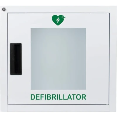 Immagine di MedX5 Teca per Defibrillatore, Armadietto Defibrillatori, Uso Interno con Allarme (95db), Adatto a tutti i Made in Italy