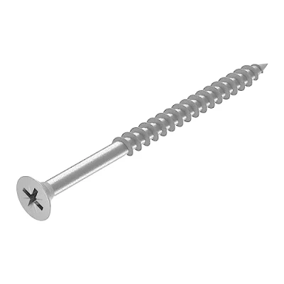 Immagine di SECCARO viti per truciolato 4 x 60 mm, in acciaio inox V2A VA A2, legno con filettatura parziale, Phillips a croce/PZ, 150 pezzi