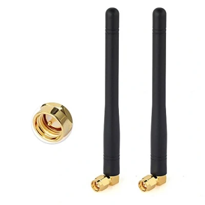 Immagine di Eightwood 433mhz Antenna gsm Connettore SMA Verticale Omni direzionale NFC RFID 2Pcs per Wireless Homematic CCU2 CC1101 Ham Radio