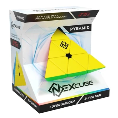 Immagine di Nexcube PYRAMIDE Gioco Rompicapo a Forma di Piramide per Bambini Partire dai 6 Anni 24 Prismi Colori Riflessione