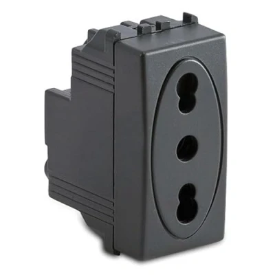 Immagine di MODO PRESA 2P+T 10/16A BIPASSO GRIGIO ( MASTER cod. 31159 )
