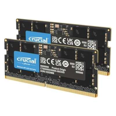 Immagine di Crucial CT2K48G56C46S5 Kit memoria Laptop Dettaglio DDR5 96 GB 2 x 48 On the ECC 5600 MHz 262pin SO DIMM CL46