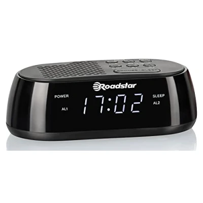 Immagine di Roadstar CLR 2477 Radiosveglia Digitale, no DAB Carica USB, Nero