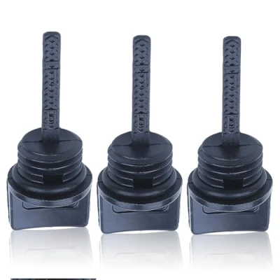 Immagine di 3 Pezzi Tappo di riempimento olio compatibile con HONDA GX110 GX120 GX160 GX200 Series, ADEFOL Accessorio motore Ricambi per tosaerba Sostituire 15600 ZE1 003