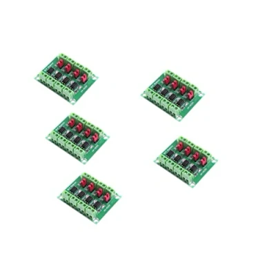 Immagine di Fasizi 5 pz PC817 4 canali Optoaccoppiatore Isolamento Modulo Adattatore Convertitore di Tensione 3.6 30 V Driver Fotoelettrico Isolato