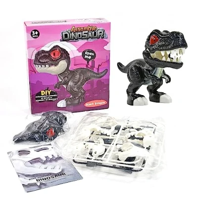 Immagine di Kögler 90533 Set da bricolage Dinosauro T Rex, Kit Fai Te con Scheletro assemblare, Colore Nero,