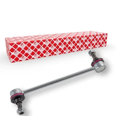 Immagine di FEBI BILSTEIN 43316 Bielletta barra stabilizzatrice Assale posteriore Sx, Dx 205 M10 x 1,25 con dado autobloccante Acciaio argento