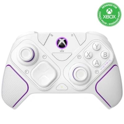 Immagine di PDP Victrix Pro BFG Wireless Controller: White For Xbox Series XS, One, and Windows 10/11 PC, Senza fili, Bianco
