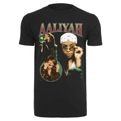 Immagine di Mister Tee Aaliyah Tshirt con stampa, Uomo, Taglia: XXL, Black