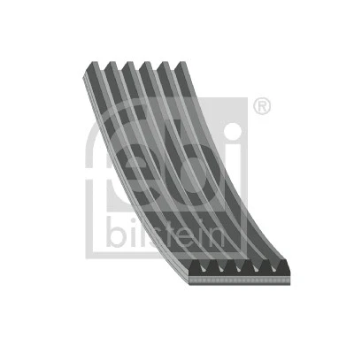 Immagine di FEBI BILSTEIN 181297 Cinghia Poly V 1270 6 EPDM (Etilene Propilene Diene Caucciù) FORD: KUGA 2, C Max FOCUS 3 Turnier, FORD USA: Edge Mk2