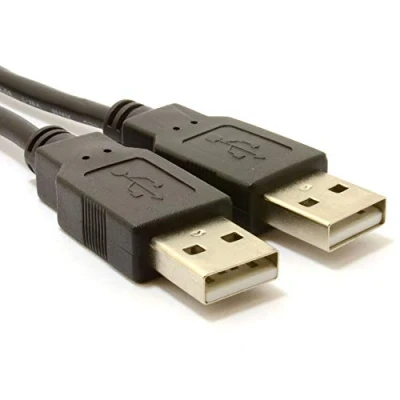 Immagine di Cavo da USB A USB, 3.0 maschio tipo per trasferimento dati compatibile con hard disk, laptop, lettore DVD, TV, hub 3.0, monitor, fotocamera, set up box e altro ancora 1,5 m