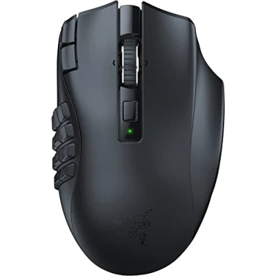 Immagine di RAZER Naga V2 HyperSpeed Mouse da gioco Ergonomico Bluetooth®, Senza fili (radio) Ottico Nero 21 Tasti 30000 dpi