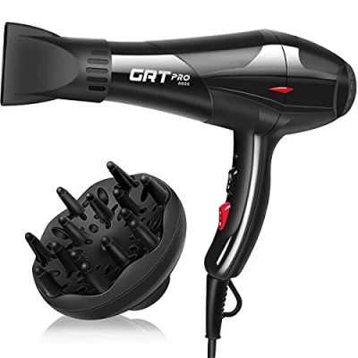 Immagine di Phon per Capelli Asciugacapelli Professionale 3500W, Ion negativo e Temperatura Costante, Asciugatura Rapida Delicata Asciugatrice con Diaframma Concentratore