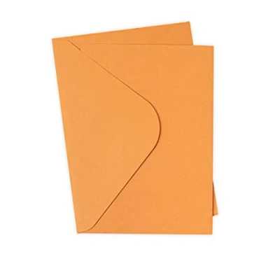 Immagine di Sizzix Surfacez Card &amp; Buste Pack A6 Burnt Orange 10PK 665691 Capitolo 2 2022, Multicolor, One Size