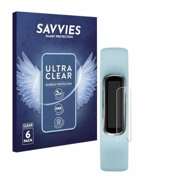 Immagine di savvies (6 Pezzi Pellicola Protettiva per Garmin Vivosmart 4 Protezione Schermo Trasparente