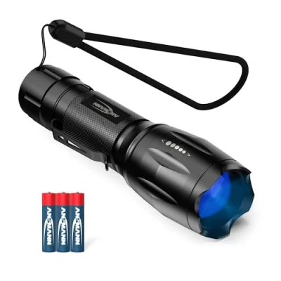 Immagine di Ansmann Action 400 UV LED (monocolore), Lampada Torcia tascabile a batteria 100 lm 27 h