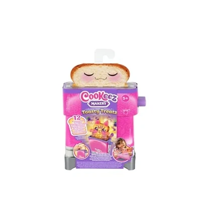 Immagine di Cookeez Makery Toasty Treatz tostapane con peluche profumato Viene fornito solo 1 ; Fai un amico di morbido e squishy. Pop in Bread guarda a sorpresa! Gli stili possono
