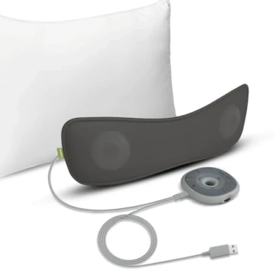 Immagine di Avantree Slumber Altoparlante Cuscino Speaker Bluetooth per Dormire con Rumore Bianco Integrato, AUX, Telecomando, Controllo Volume, Timer Spegnimento, Cuffie Dormire, Macchina Suono del Sonno