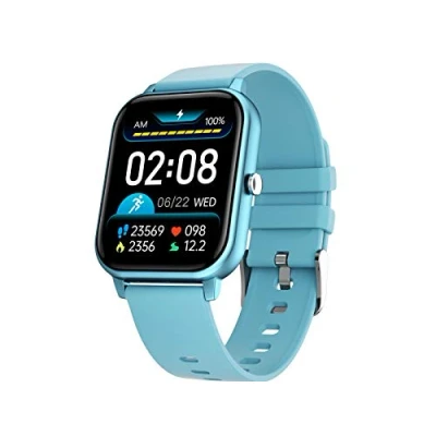 Immagine di Trevi T FIT 270 CALL Orologio Smart con Funzione Chiamata, Bluetooth, Grande Display e Cassa in Metallo, Controllo Salute Stato di Benessere, Monitoraggio del Sonno, Resistente all&#039;Acqua IP67, Blu