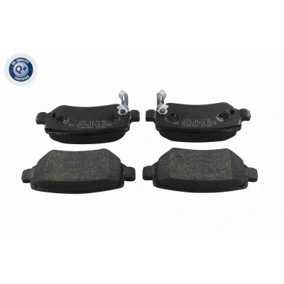 Immagine di VAICO V40 8011 Kit pastiglie freno Q+ qualità di primo fornitore Assale posteriore con segnalatore acustico usura bulloni pinza