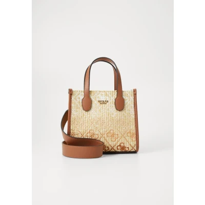 Immagine di Guess Silvana 2 COMP MINI TOTE Borsa a mano, Donna, Taglia: One Size, Cognac