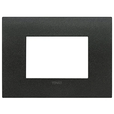 Immagine di Vimar 19953.01 Placca Arké fit 3 moduli, metallo, grafite matt