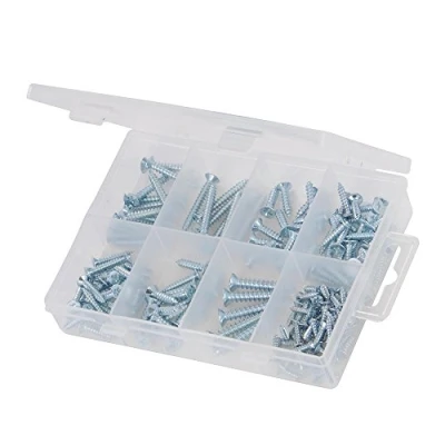 Immagine di Silverline 105510 Confezione 160 Pezzi di Viti Autofilettante, Argento