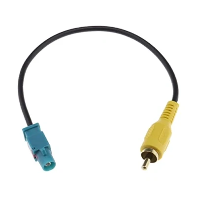 Immagine di Be In Your Mind Fakra Z maschio a RCA cavo adattatore compatibile con Mercedes Command PCM 2.1/PCM 3.0/NTG 2.5/NTG 4.0/NTG 4.5 per telecamera di retromarcia