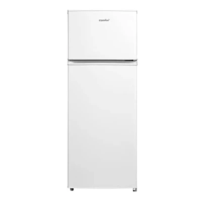 Immagine di COMFEE&#039; RCT284WH2 Frigorifero/congelatore superiore, 176 kWh/anno, altezza 143 cm, luce LED, cerniera per porta reversibile, vetro di sicurezza, colore: Bianco
