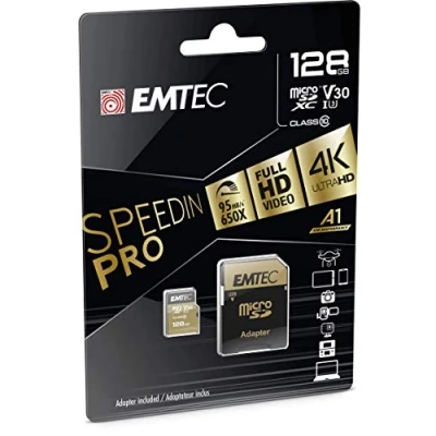 Immagine di Emtec SpeedIN PRO memoria flash 128 GB MicroSDXC Classe 10 UHS I