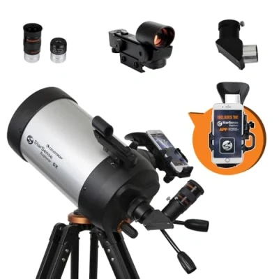 Immagine di Celestron 22462 StarSense Explorer DX 5 Telescopio Schmidt Cassegrain con abilitazione smartphone La app aiuta a trovare stelle, pianeti e altro Compatibile iPhone/Android