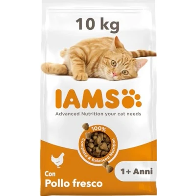 Immagine di IAMS 2 x 10 / 15 kg Crocchette per gatto Advanced Nutrition Adult con Pollo Fresco (2 kg)