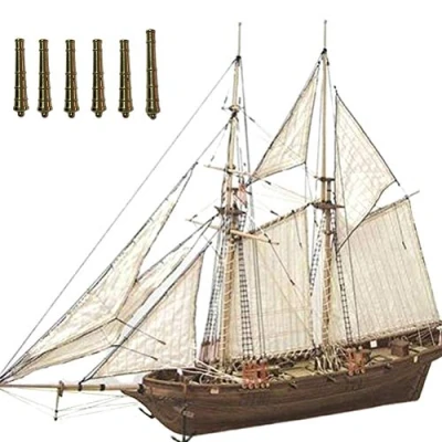 Immagine di Stecto Modellino di nave, barca a vela, modello nave in legno, modelli fai da te, kit per navi set modellini bambini