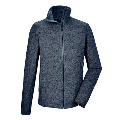 Immagine di killtec Uomo Giacca in pile lavorata a maglia/giacca con colletto rialzato KOS 328 MN FLX JCKT, dark blue, 4XL, 41327 000