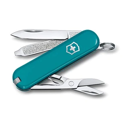 Immagine di Victorinox, Classic SD, Coltellino Svizzero, Originale, Multiuso, Campeggio, 7 Funzioni, Lama, piccola, Lima per unghie