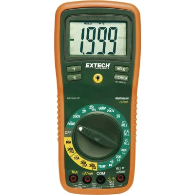 Immagine di Extech EX410A Multimetro portatile digitale CAT III 600 V Display (Counts): 2000