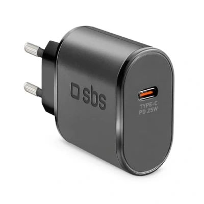 Immagine di SBS TETR1CPD25 Caricabatterie per dispositivi mobili Smartphone, Tablet Nero AC Interno