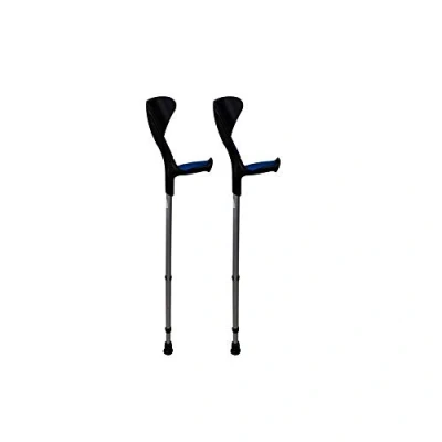Immagine di Queraltó Stampelle Advance 2 pz blu, con impugnatura anatomica in gomma, QA 00313/AZLOT