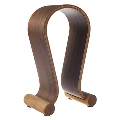 Immagine di Maclean Supporto Per Cuffie Universale In Legno (Noce)