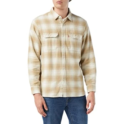 Immagine di Levi&#039;s Jackson Worker Camicia, Uomo, Taglia: Medium, Tyrone iced coffee