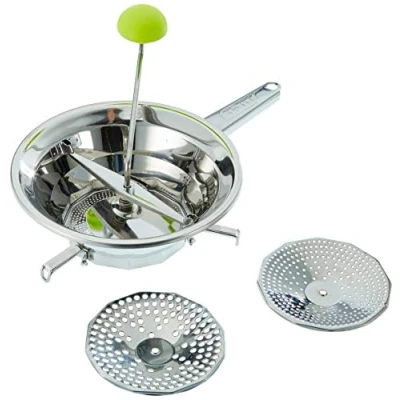 Immagine di IBILI PASAPURES Inox 3 DISCOS 24 CMS, Acciaio Inossidabile, Argento, x 9 cm, 4 unità