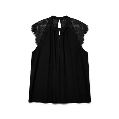 Immagine di Vero Moda Vmmilla SL TEE GA NOOS Camicetta, Donna, Taglia: XS, Black