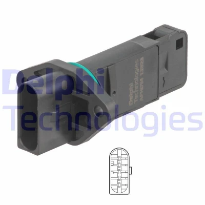 Immagine di DELPHI AF10754 12B1 Debimetro senza alloggiamento AUDI: A3 Hatchback, A4 B5 Avant, B7 VOLKSWAGEN: Golf 4, Passat GP Variant, Bora Sedan
