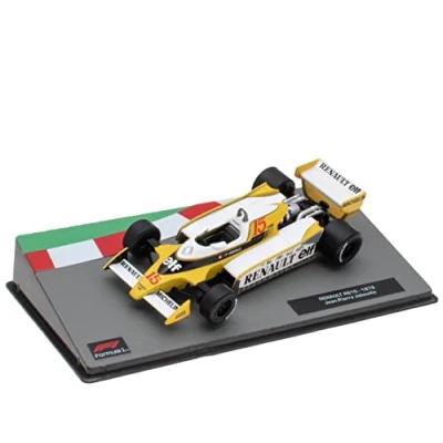 Immagine di OPO 10 Vettura in Miniatura Formula 1 1/43 Compatibile con Renault RS10 Jean Pierre Jabouille 1979 F1 FD030