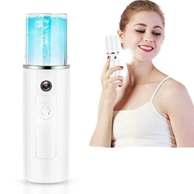 Immagine di Sauna Facciale Pulizia, USB Portable Mini nebulizzatore di Bellezza, Spa Vapore Viso Nano Ionico Atomizzatore Calda Spruzzatore Pulizia Punti Neri Pori Spray (20ml)