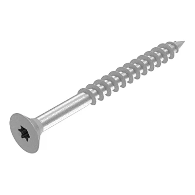 Immagine di SECCARO viti per truciolato 5 x 60 mm, in acciaio inox V2A VA A2, legno con filettatura parziale, TX/esagono incassato, 150 pezzi